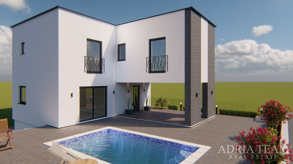 VILA S BAZÉNEM, KLIDNÁ A TICHÁ POZICE - VIR