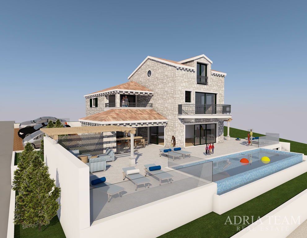 VILA V PRVNÍ ŘADĚ U MOŘE - PRIŽBA, KORČULA