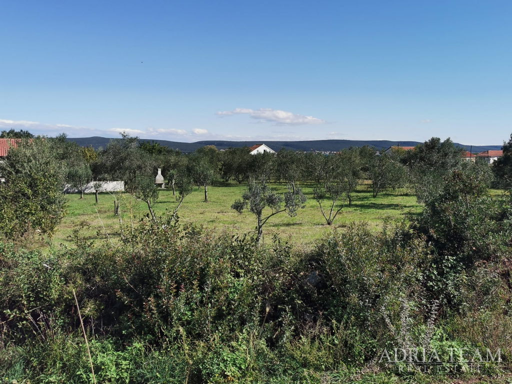 STAVEBNÍ POZEMEK, PRAVIDELNÉHO TVARU, 250m OD MOŘE, PAŠMAN - DOBROPOLJANA