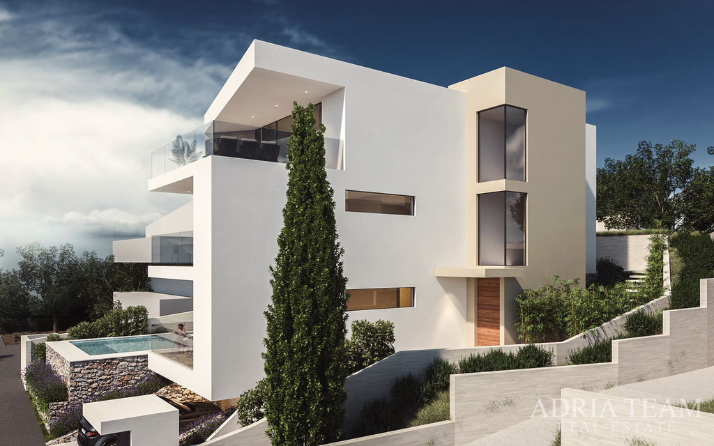 APARTMÁN S1 VE VILE NA KOPEČKU, VÝHLED NA MOŘE - ROGOZNICE