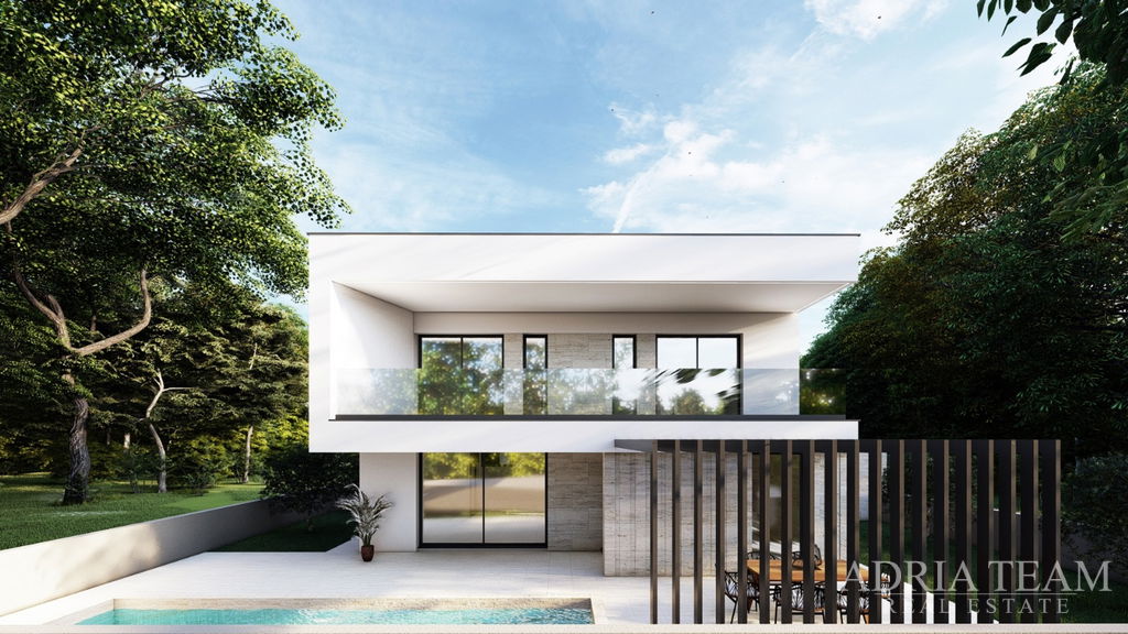 VILLA VE VZDÁLENOSTI 120m OD MOŘE, NOVOSTAVBA - PRIVLAKA