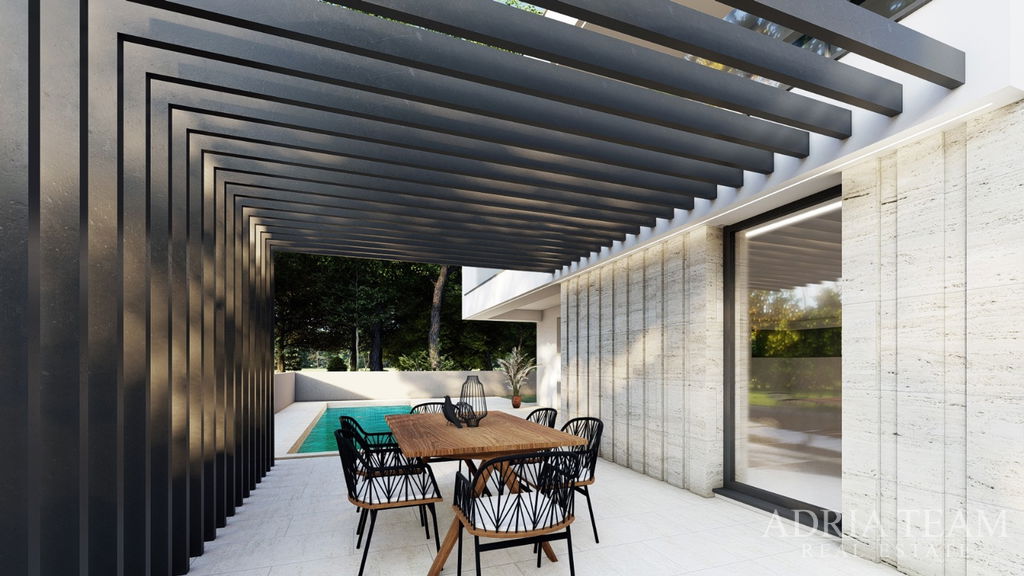 VILLA VE VZDÁLENOSTI 120m OD MOŘE, NOVOSTAVBA - PRIVLAKA