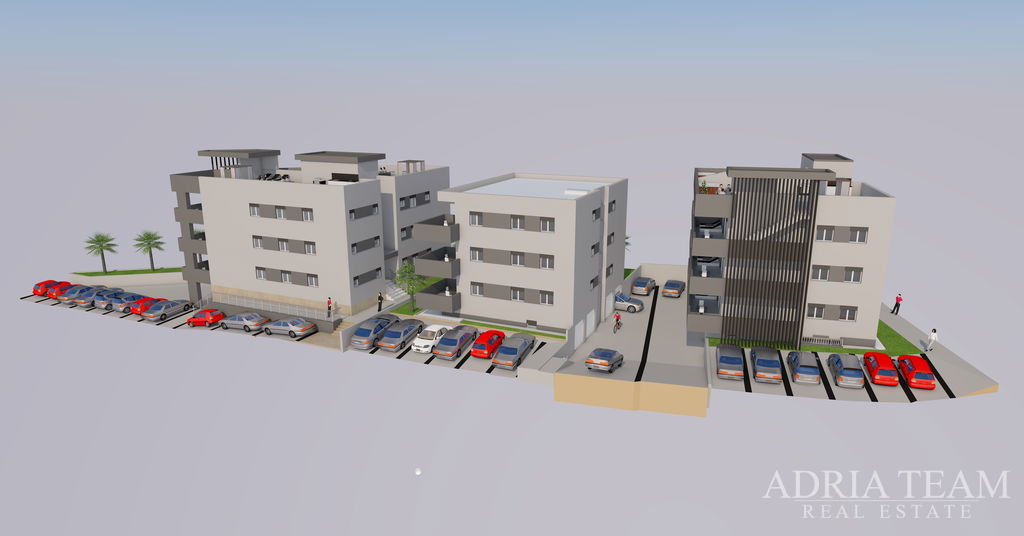 APARTMÁN S5, BUDOVA A, V NOVOSTAVBY S VÝHLEDEM NA MOŘE A BEZPLATNÝM PARKOVÁNÍM - SUKOŠAN