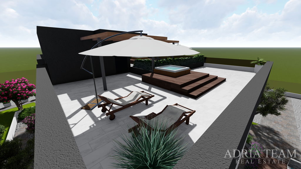 LUXUSNÍ APARTMÁN V BYTOVÉM DOMĚ, 70m OD MOŘE - PRIVLAKA, ZADAR