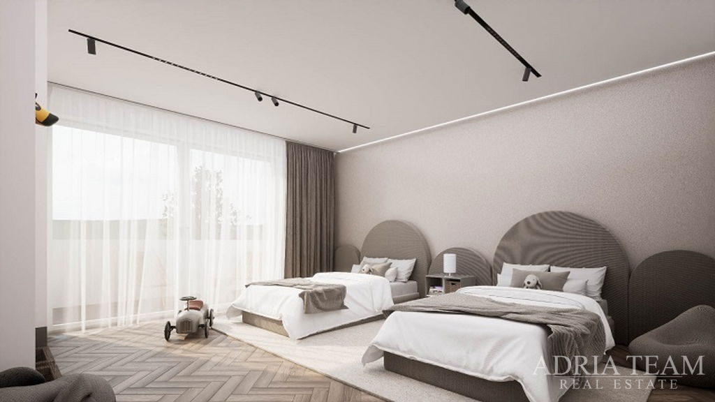 LUXUSNÍ VILA, NOVOSTAVBA, PRVNÍ ŘADA U MOŘE - STARÁ NOVALJA, SV. MÁŘIE