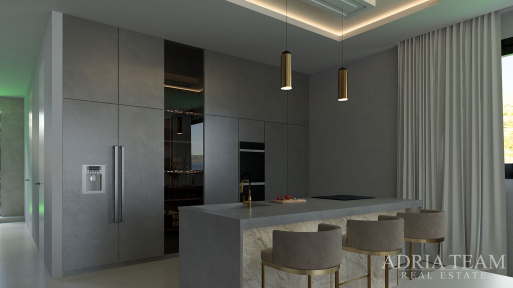 LUXUSNÍ JEDINEČNÁ VILA S BAZÉNEM A OTEVŘENÝM VÝHLEDEM NA MOŘE – STARIGRAD PAKLENICA