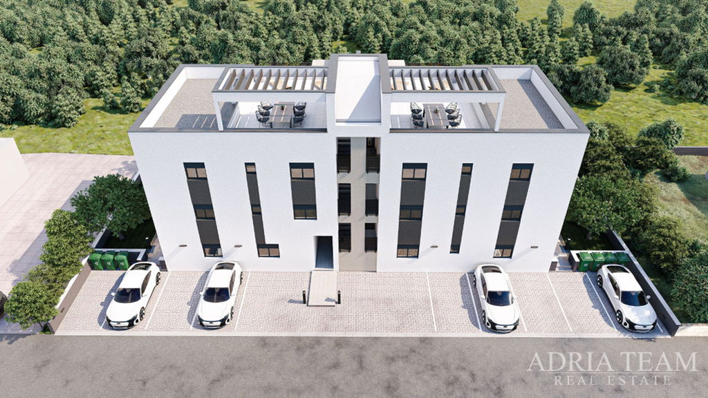 PENTHOUSE SE STŘEŠNÍ TERASOU A VÝHLEDEM NA MOŘE - SABUNIKE, ZADAR