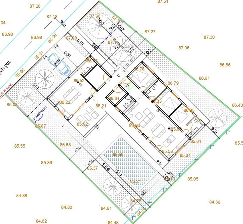 STAVEBNÍ POZEMEK SE STAVEBNÍM POVOLENÍM, KLIDNÁ A TICHÁ POLOHA – DEBELJAK, SUKOŠAN