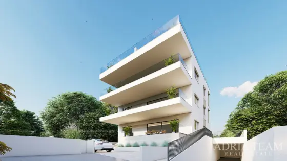 APARTMÁN S1 VZDÁLENÝ 120m OD MOŘE, VÝHLED NA MOŘE, NOVOSTAVBA - DIKLO, ZADAR nemovitost na prodej