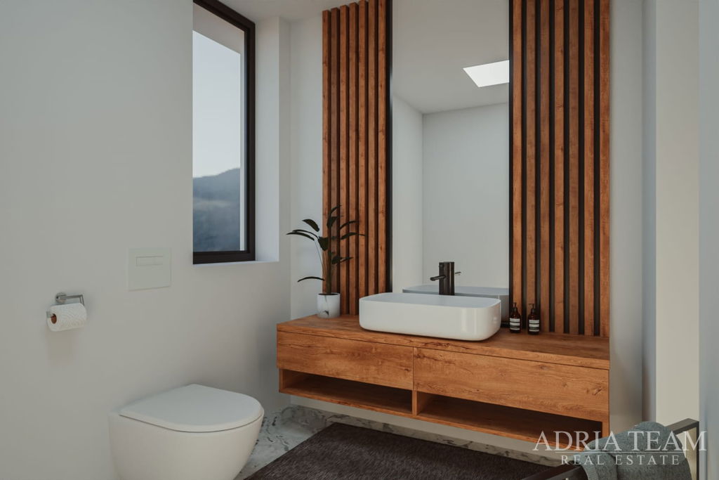 APARTMÁN VZDÁLENÝ 55m OD MOŘE, NOVOSTAVBA – VIR