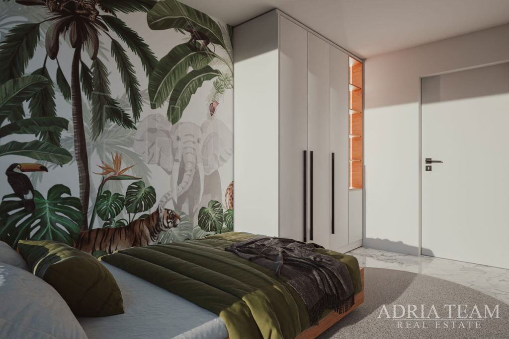 APARTMÁN VZDÁLENÝ 55m OD MOŘE, NOVOSTAVBA – VIR