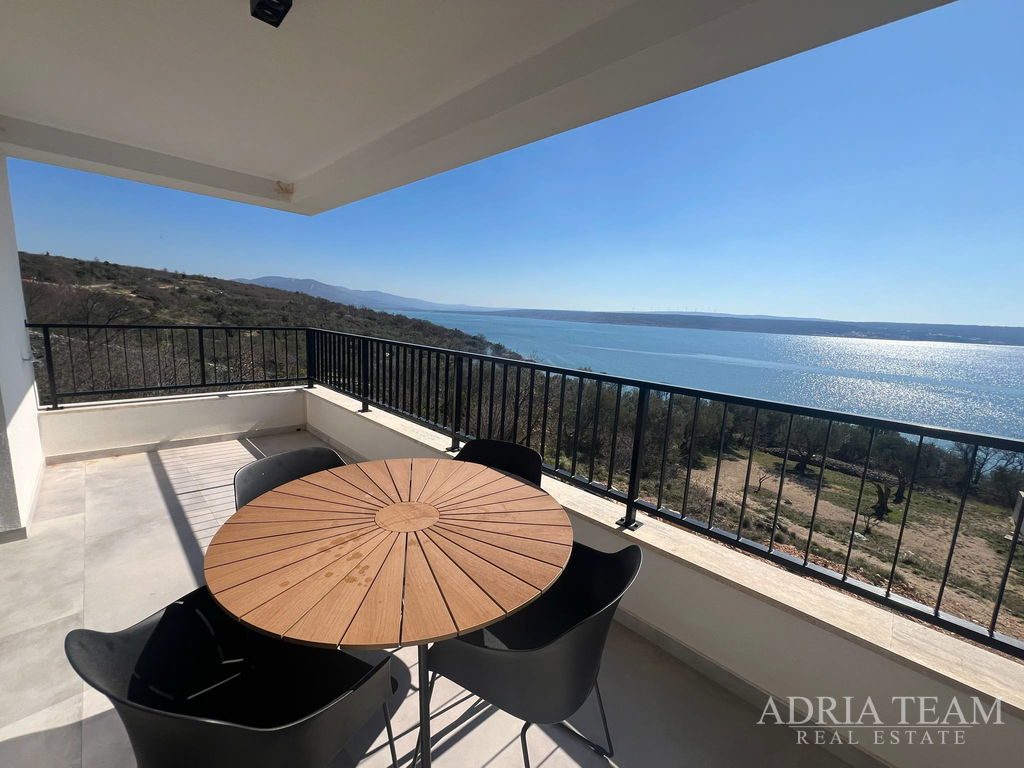 APARTMÁN S2, V NOVOSTAVBĚ, OTEVŘENÝ VÝHLED NA MOŘE - JASENICE, MASLENICA