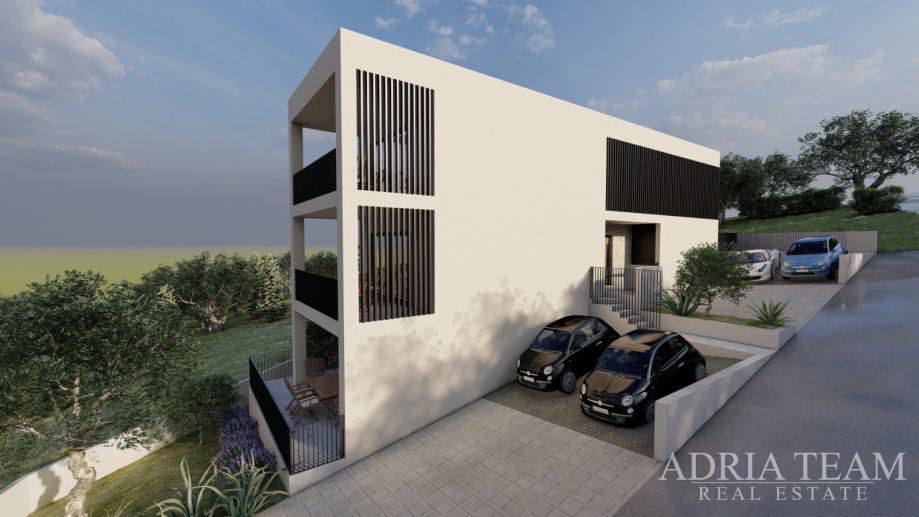 LUXUSNÍ BYT S VÝHLEDEM NA MOŘE A MĚSTO - PREKO, UGLJAN