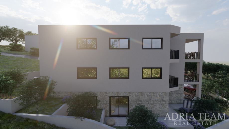 LUXUSNÍ BYT S VÝHLEDEM NA MOŘE A OSTROVY - PŘEKO, UGLJAN