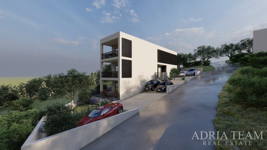 LUXUSNÍ BYT S VÝHLEDEM NA MOŘE A OSTROVY - PŘEKO, UGLJAN