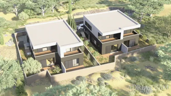 MODERNÍ BUDOVA – 4 APARTMÁNY –300 m od moře -  JEZERA, MURTER nemovitost na prodej