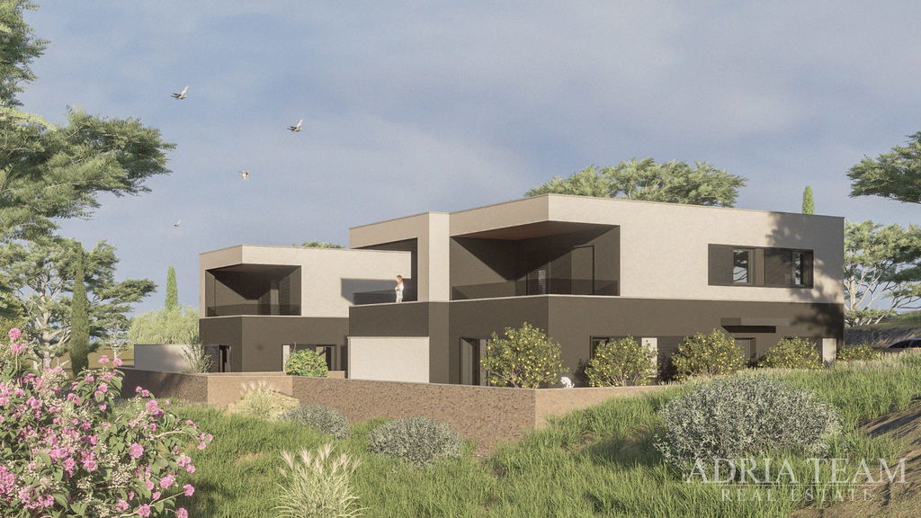 MODERNÍ BUDOVA – 4 APARTMÁNY –300 m od moře -  JEZERA, MURTER