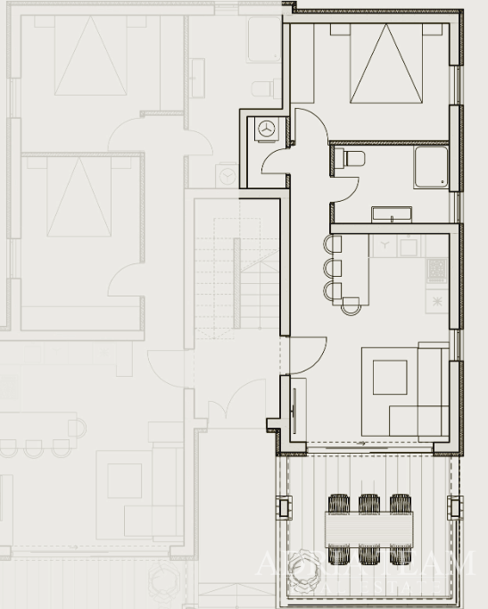 APARTMÁN č.2 V BYTOVÉM DOMĚ – NOVALJA, PAG
