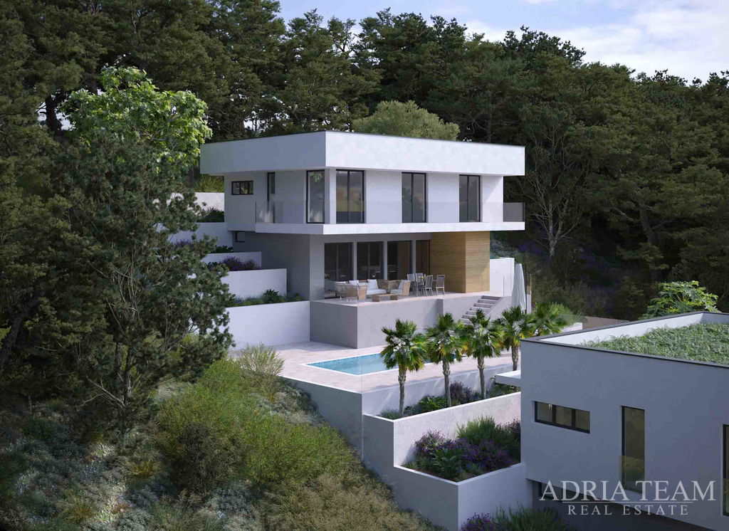 STAVEBNÍ POZEMEK 363m2 S PROJEKTEM VILY - NOVIGRAD, ZADAR