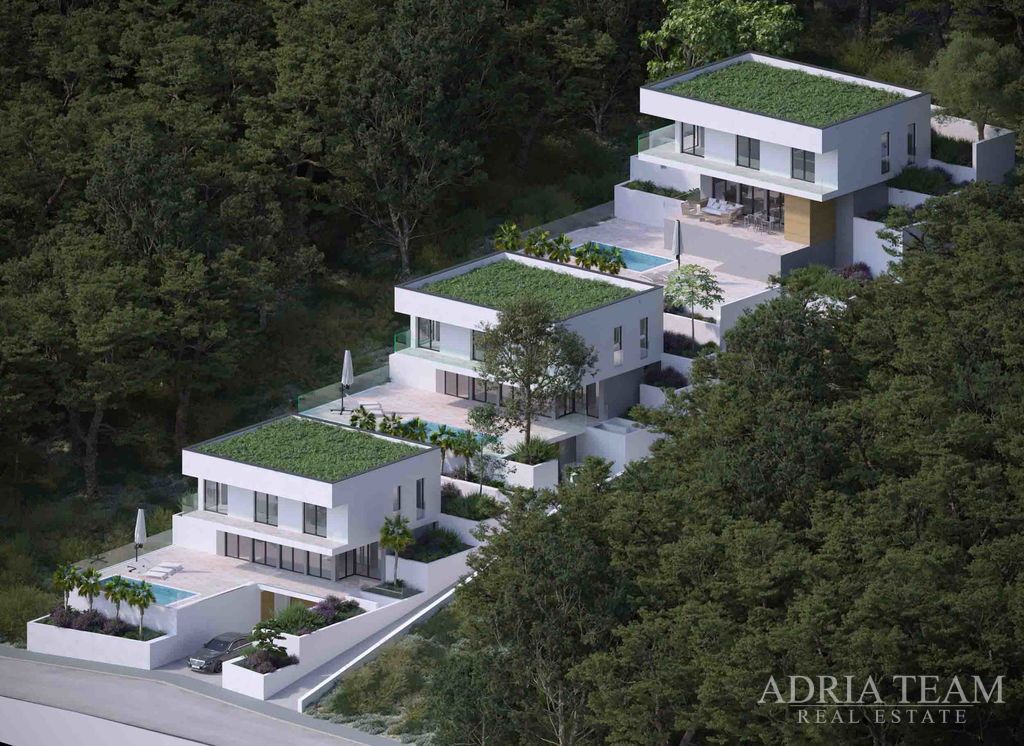 STAVEBNÍ POZEMEK 485m2 S PROJEKTEM VILLY - NOVIGRAD, ZADAR