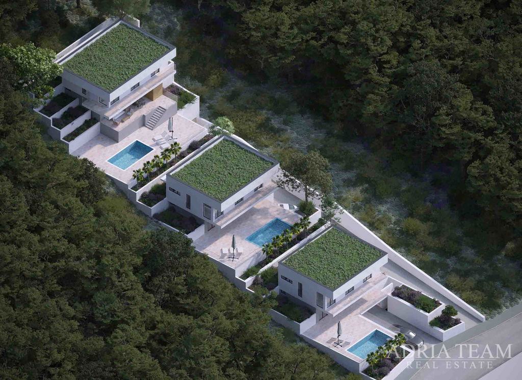 STAVEBNÍ POZEMEK 485m2 S PROJEKTEM VILLY - NOVIGRAD, ZADAR