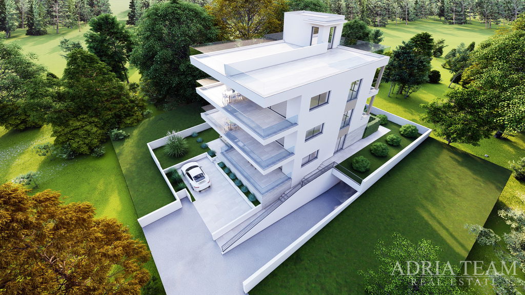 APARTMÁN S2 VZDÁLENÝ 120m OD MOŘE, VÝHLED NA MOŘE, NOVOSTAVBA - DIKLO, ZADAR