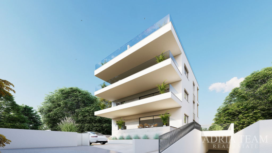 APARTMÁN S2 VZDÁLENÝ 120m OD MOŘE, VÝHLED NA MOŘE, NOVOSTAVBA - DIKLO, ZADAR nemovitost na prodej