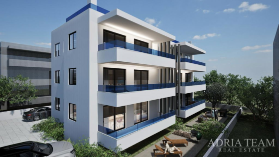 TŘÍPOKOJOVÝ APARTMÁN SE STŘEŠNÍ TERASOU A VÝHLEDEM NA MOŘE – SUKOŠAN, ZADAR nemovitost na prodej