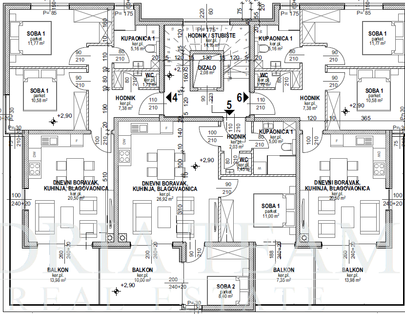 MODERNÍ NOVOSTAVBA 300m OD MOŘE – POVLJANA, PAG