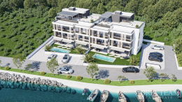 KRÁSNÝ APARTMÁN, NOVOSTAVBA, PRVNÍ ŘADA U MOŘE – ZATON, NIN nemovitost na prodej