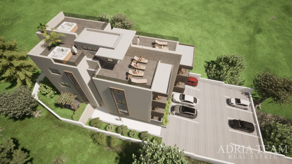 APARTMAN S6 V NOVOSTAVBĚ, 200m OD MOŘE - SELINE