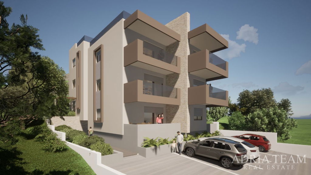 APARTMAN S6 V NOVOSTAVBĚ, 200m OD MOŘE - SELINE