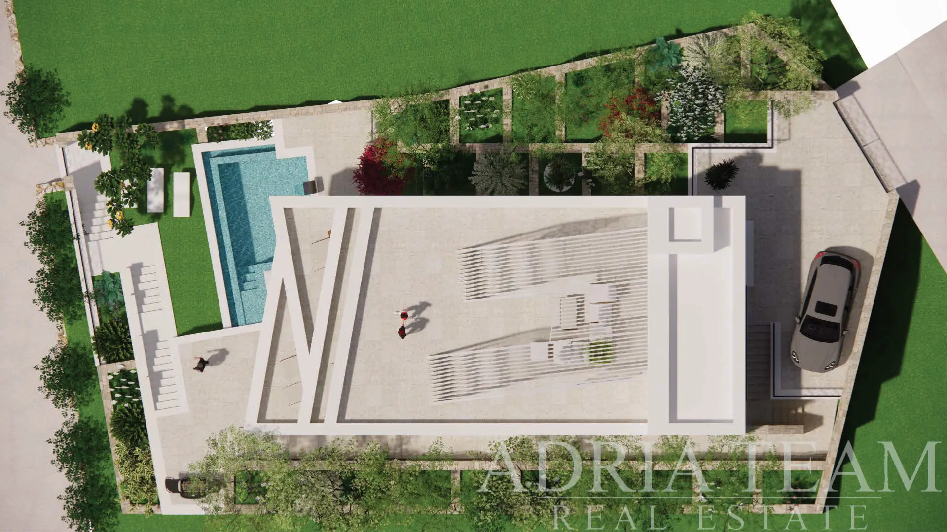 EXKLUZIVNÍ STAVEBNÍ POZEMEK S PROJEKTEM LUXUSNÍ VILY – RTINA, ZADAR
