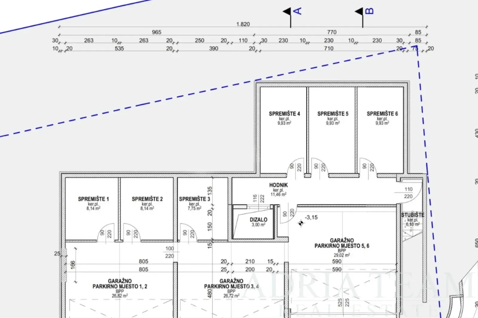 APARTMÁN V NOVOSTAVBĚ – 60m OD MOŘE – POVLJANA, PAG