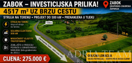 INVESTIČNÍ POZEMEK S POTENCIÁLEM – ZABOK nemovitost na prodej