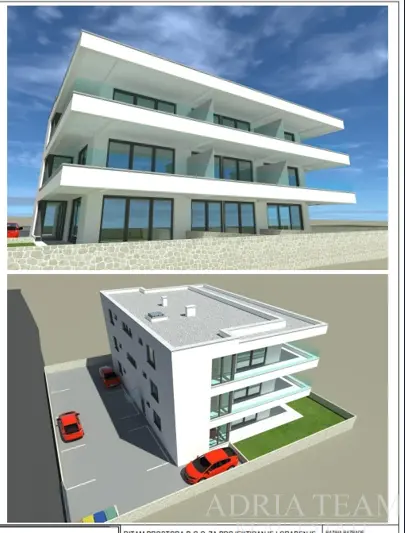 MODERNÍ DVOUPOKOJOVÝ APARTMÁN S6 S PROSTORNÝM BALKONEM – POVLJANA, OSTROV PAG
